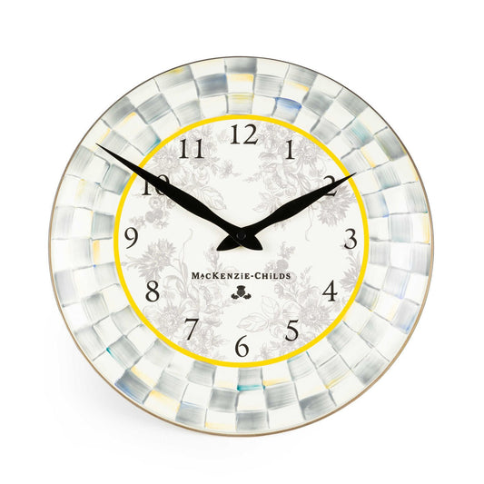 Sterling Check Clock by MacKenzie-Childs - |VESIMI Design|