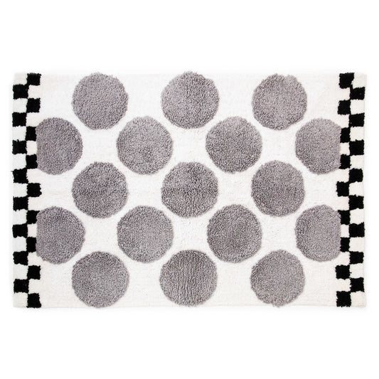 Sterling Dot Bath Rug by MacKenzie-Childs - |VESIMI Design|