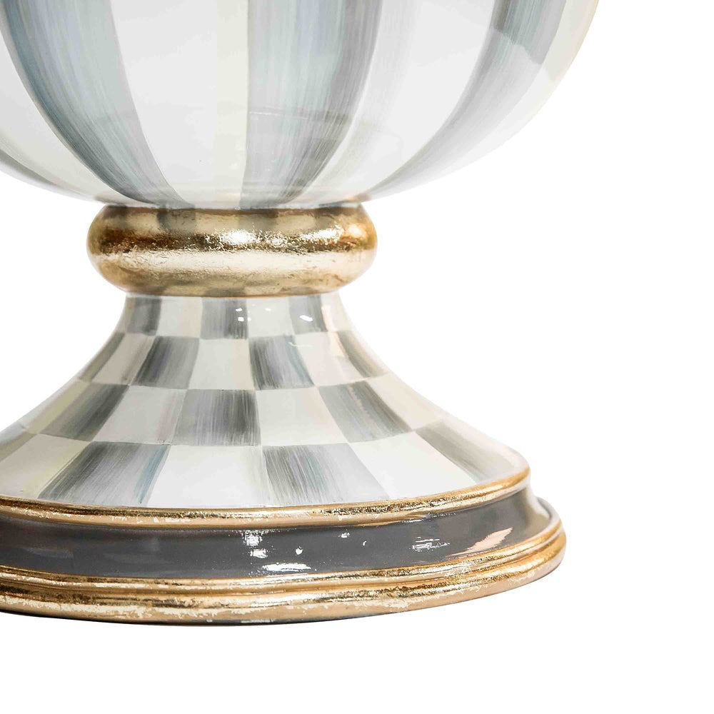 Sterling Stripe Urn by MacKenzie-Childs / Special Order