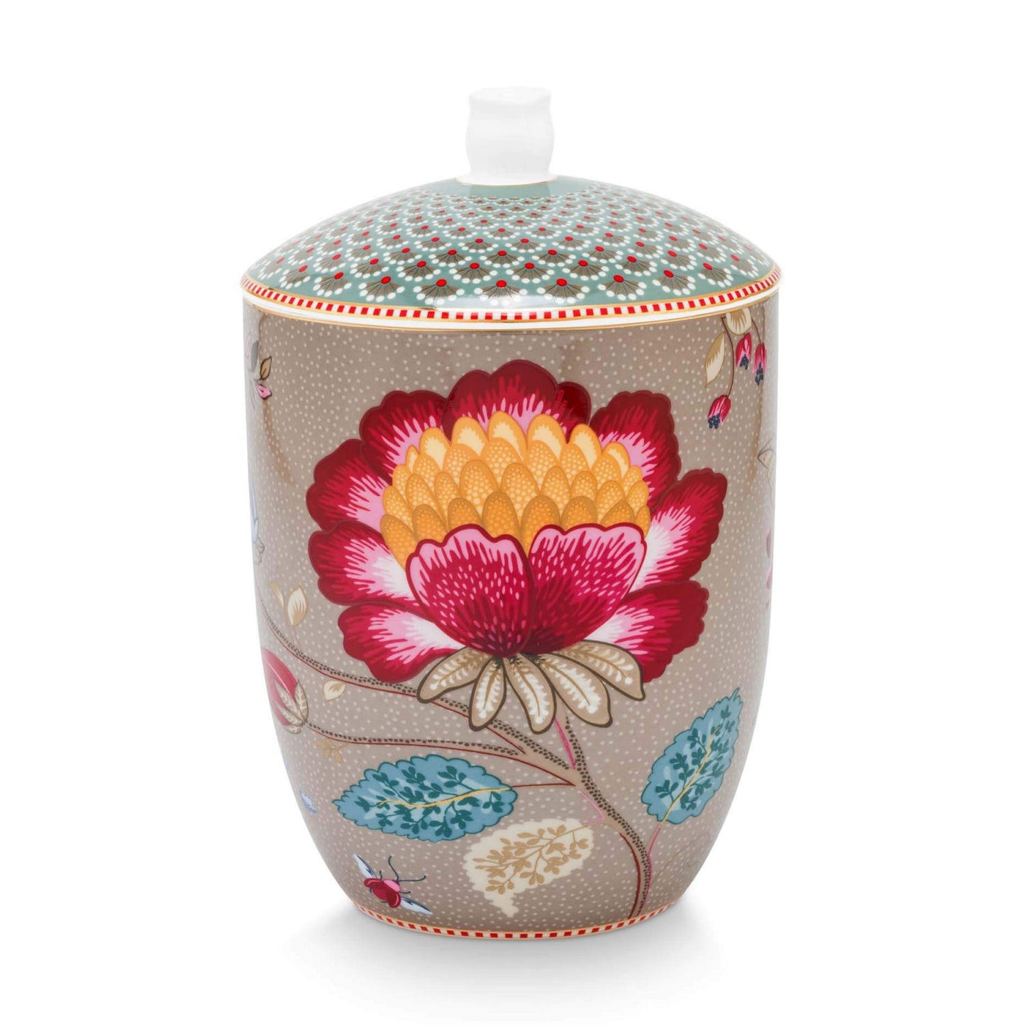 Storage Jar Blooming Tales Fantasy Khaki - Pip Studio