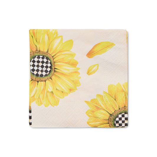 MacKenzie-Childs Sunflower Cocktail Paper Napkins