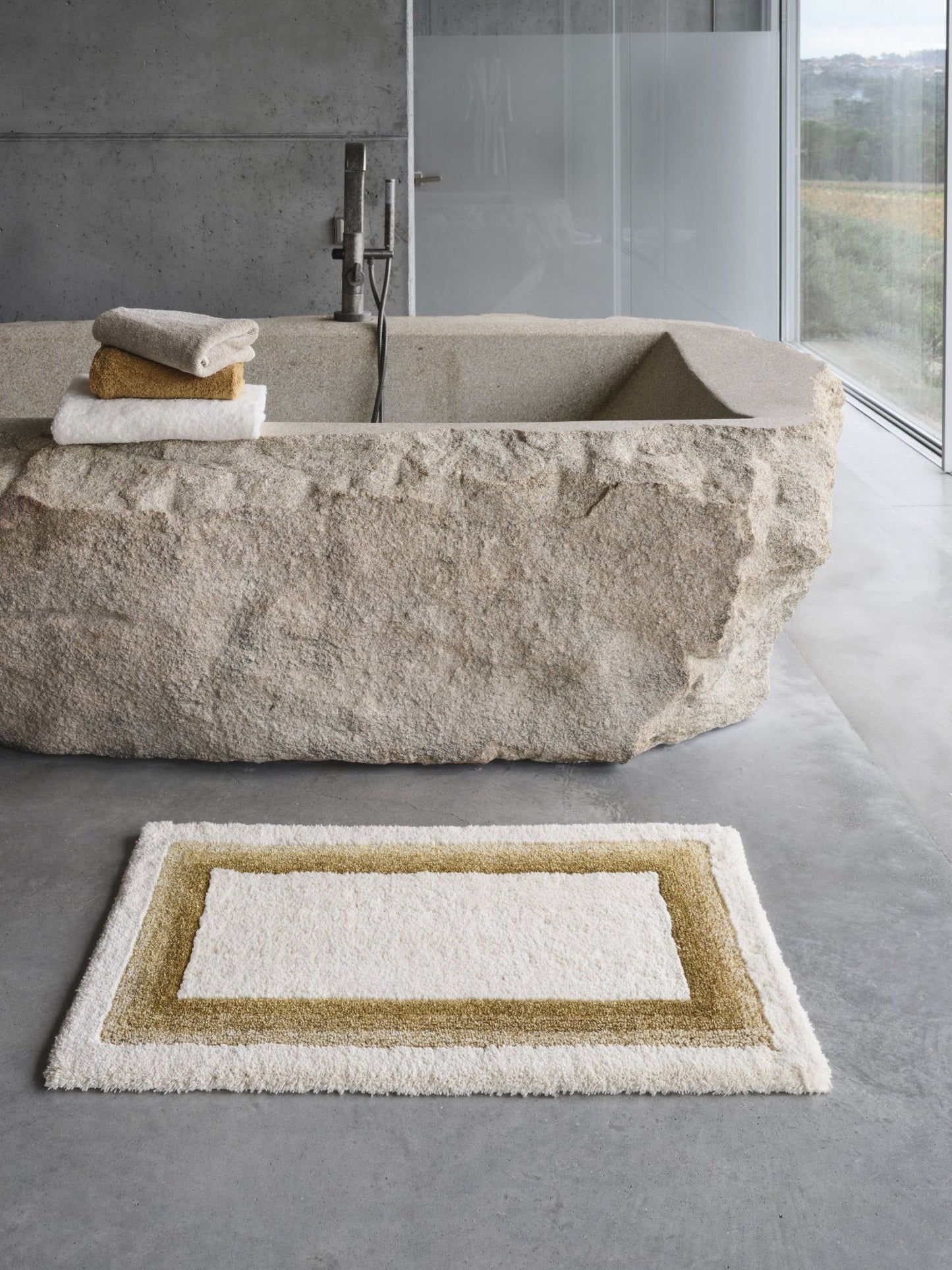 SUNNY Egyptian Cotton Bathroom Rug by Abyss & Habidecor - GOLD COLLECT ...