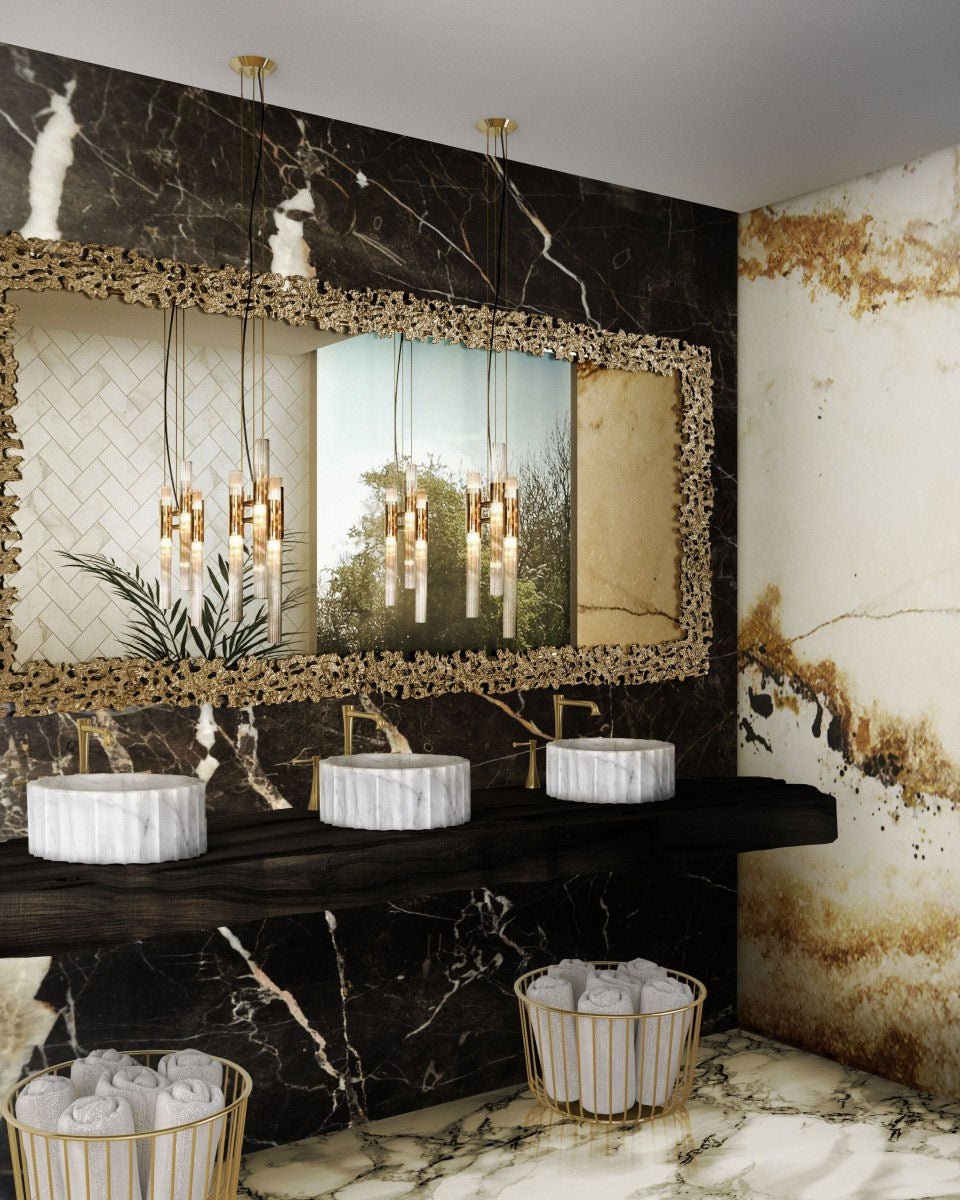 Symphony Black Marble Vessel Sink by Maison Valentina - |VESIMI Design| Luxury Bathrooms and Home Decor