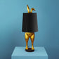 Table lamp Hiding Bunny®, gold/black - |VESIMI Design| Luxury Bathrooms and Home Decor