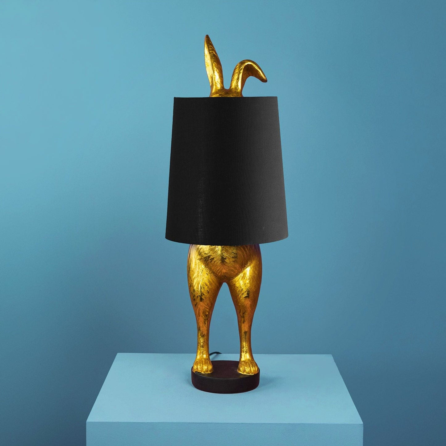 Table lamp Hiding Bunny®, gold/black - |VESIMI Design| Luxury Bathrooms and Home Decor