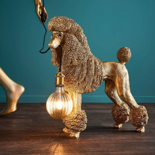 Table Lamp Poodle Elves, Gold - |VESIMI Design| Luxury Bathrooms and Home Decor