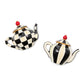 MacKenzie-Childs Teapot Magnets, Set of 2