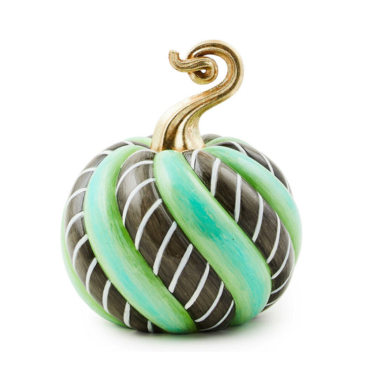 Trick or Treat Candy Swirl Mini Pumpkin - MacKenzie - Childs Halloween decoration - |VESIMI Design| Luxury Bathrooms and Home Decor