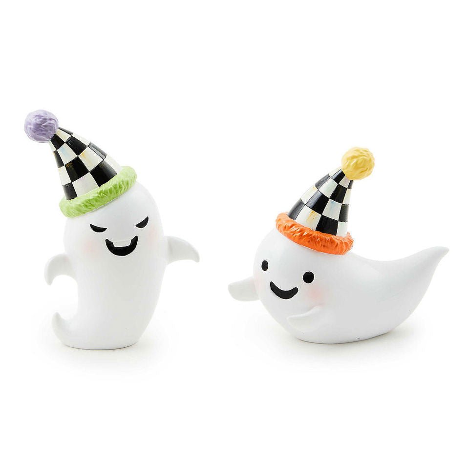 Trick or Treat Ghost Figurines, Set of 2 - |VESIMI Design| Luxury Bathrooms and Home Decor