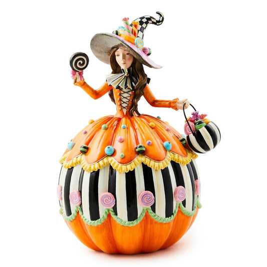 Trick or Treat Illuminated Witch Figurine by MacKenzie - Childs - |VESIMI Design|