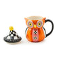 Trick or Treat Owl Lidded Mug - |VESIMI Design| Luxury Bathrooms and Home Decor