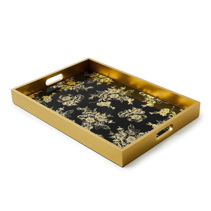 Twilight Toile Tray Large by MacKenzie - Childs - |VESIMI Design| Luxury Bathrooms and Home Decor