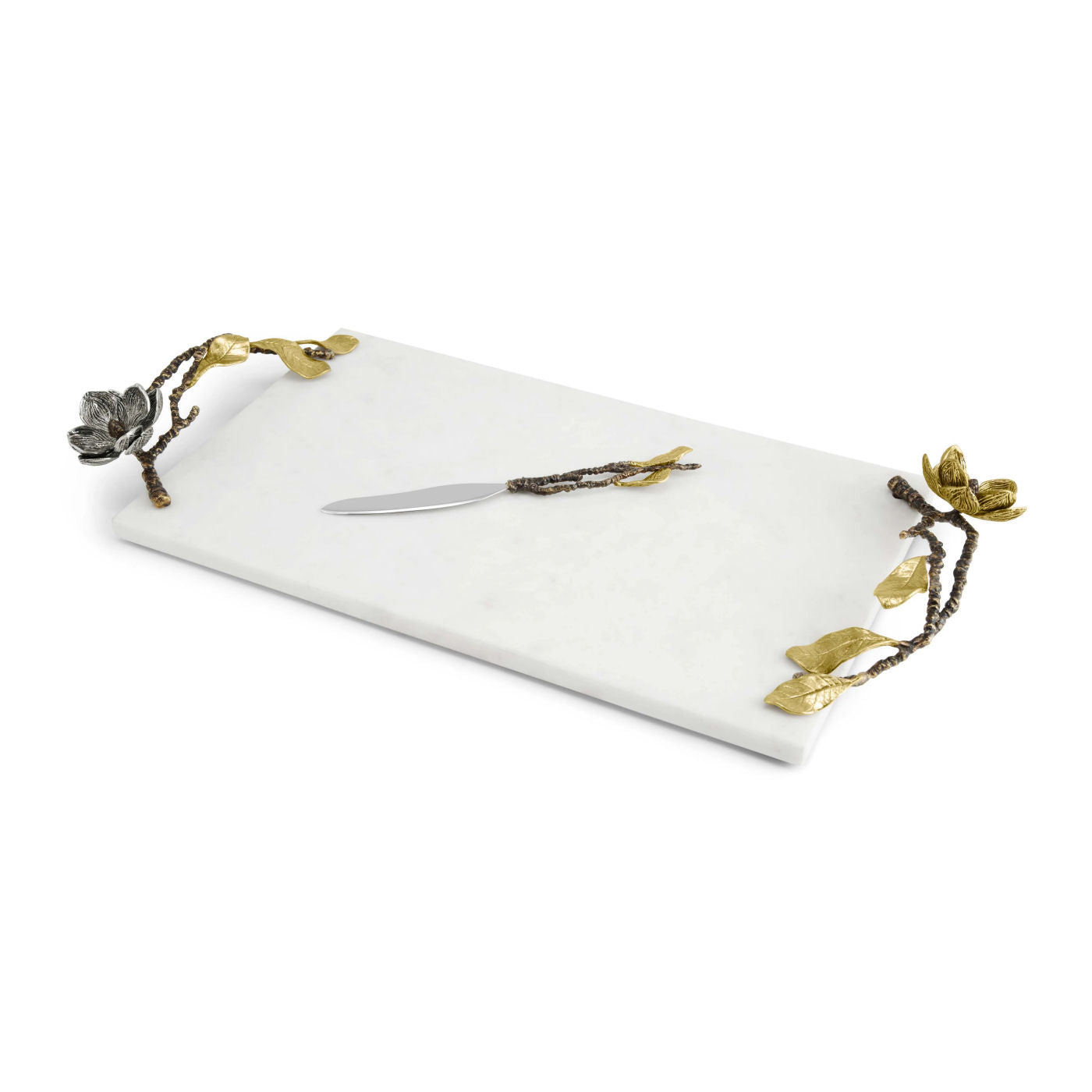 Vintage Bloom Cheese Board with Knife by Michael Aram
