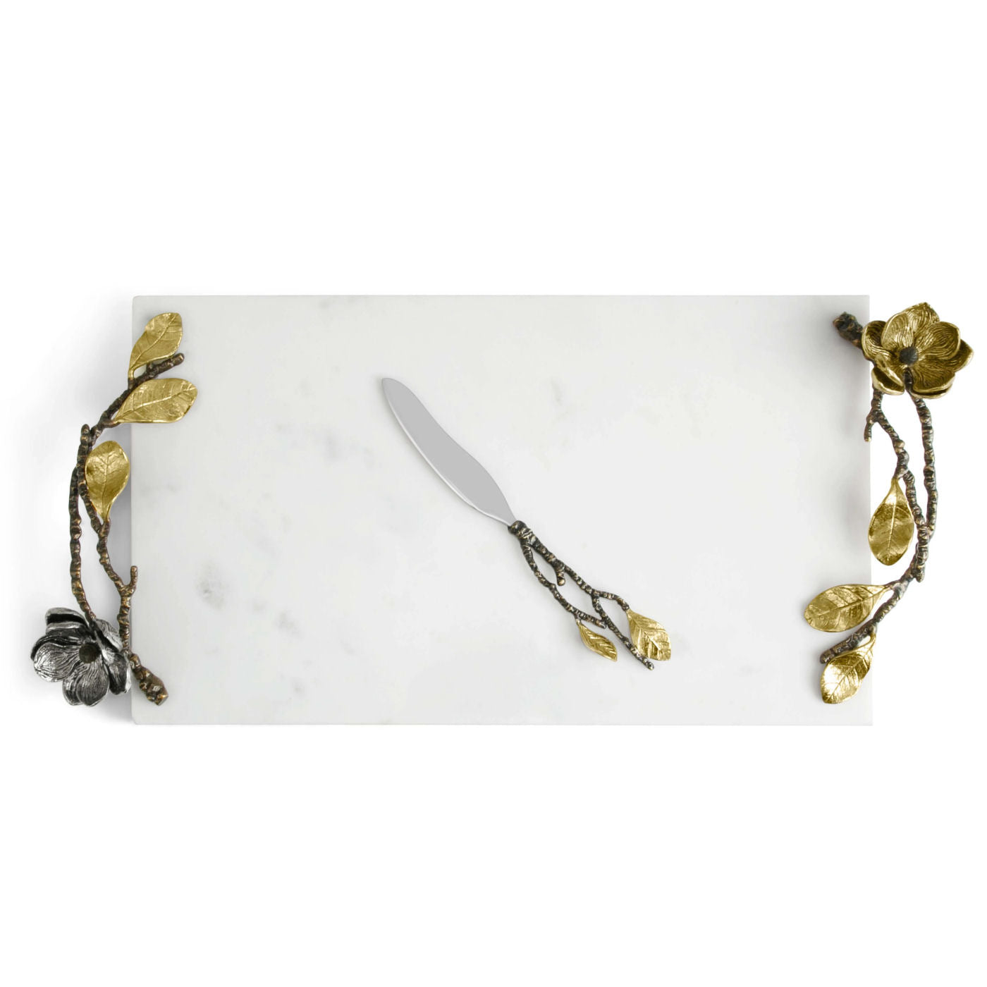Vintage Bloom Cheese Board with Knife by Michael Aram