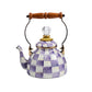 Violet Check 1 Quart MINI Tea Kettle by MacKenzie-Childs