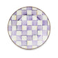 Violet Check Dinner Plate by MacKenzie-Childs