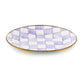 Violet Check Dinner Plate by MacKenzie-Childs