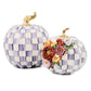 Violet Check Large Pumpkin by MacKenzie-Childs
