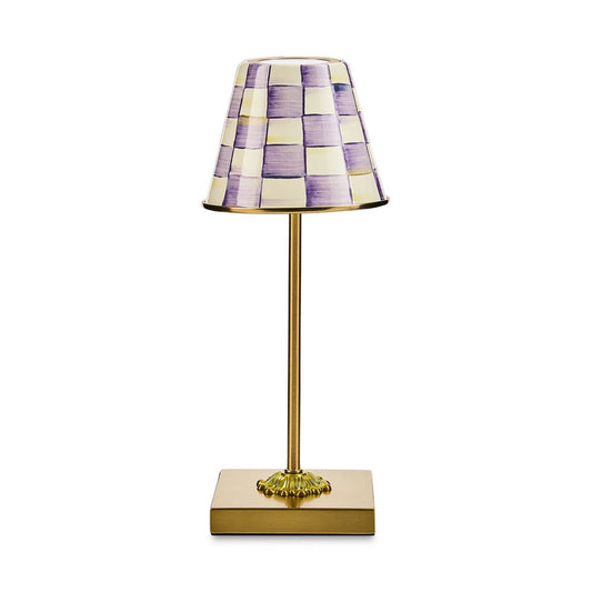 Violet Check LED oplaadbare tafellamp voor café van Mackenzie-Childs