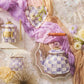 Violet Check Mini Canister by MacKenzie-Childs