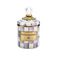Violet Check Mini Canister by MacKenzie-Childs