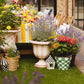 Rosy Stripe Urn by MacKenzie-Childs / Special Order
