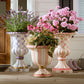 Rosy Stripe Urn by MacKenzie-Childs / Special Order