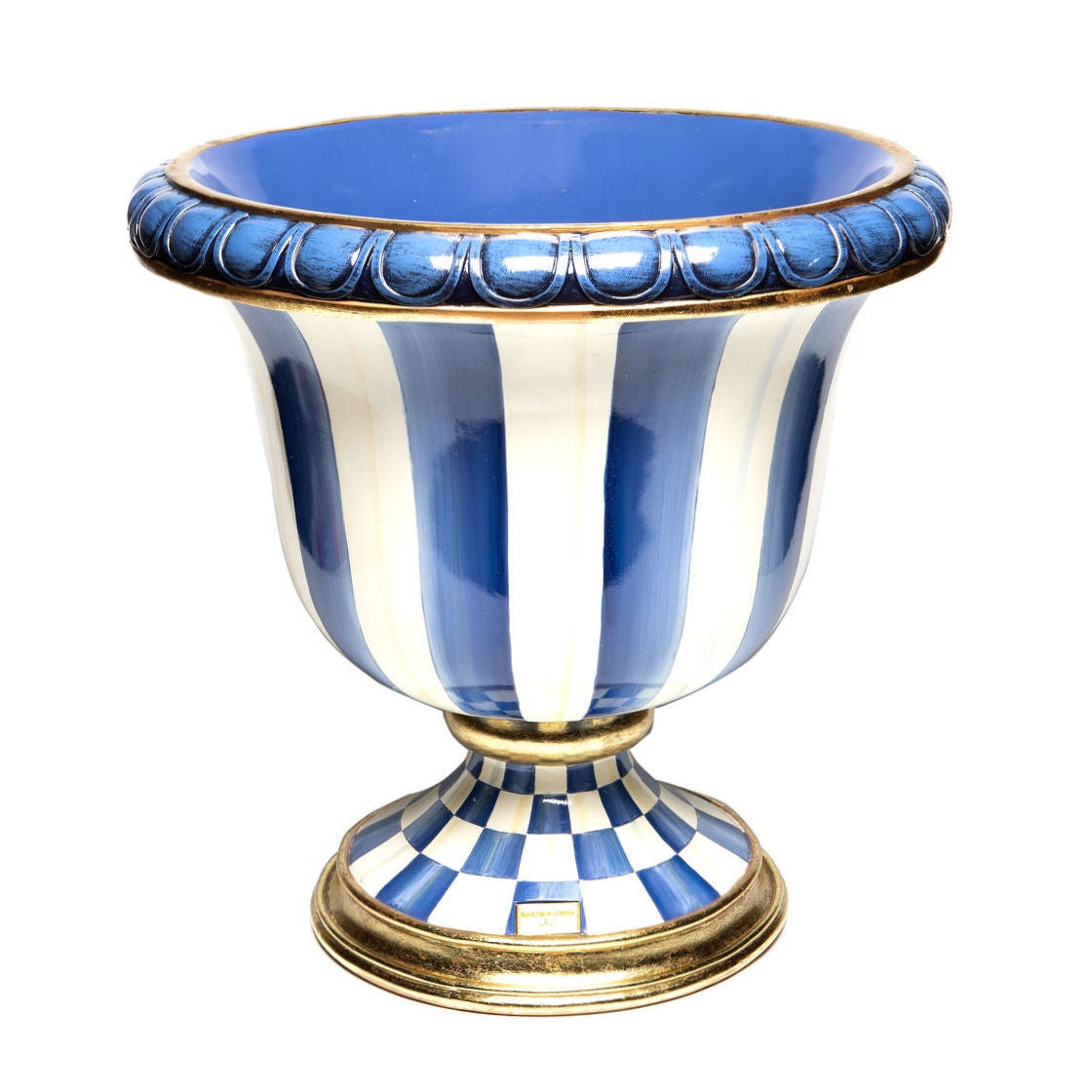 Royal Stripe Urn by MacKenzie-Childs / Special Order