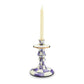 Voilet Check Small Candlestick by MacKenzie-Childs