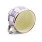 MacKenzie-Childs Violet Check Teacup