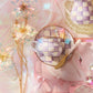 MacKenzie-Childs Violet Check Teacup