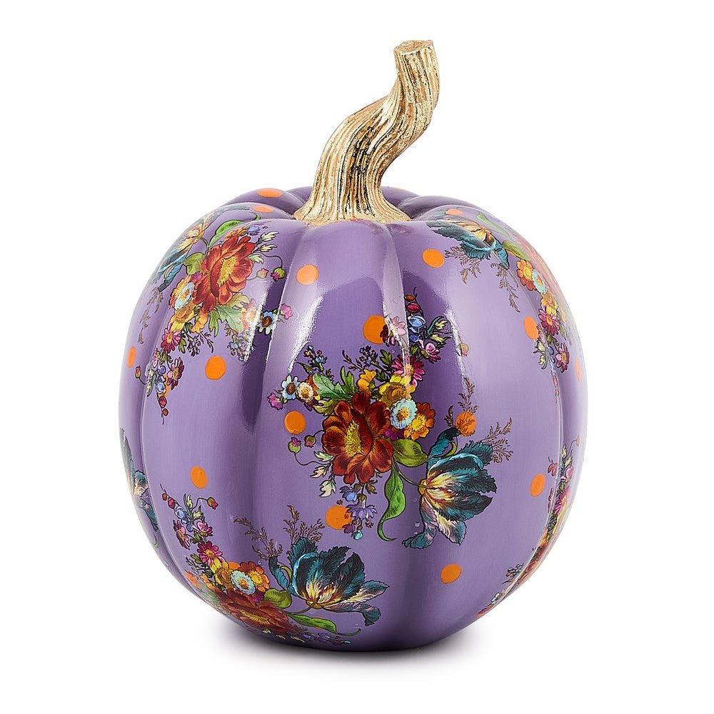 Violet Flower Market Small Pumpkin by MacKenzie - Childs - |VESIMI Design|