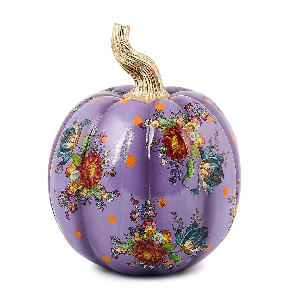 Violet Flower Market Small Pumpkin by MacKenzie - Childs - |VESIMI Design|