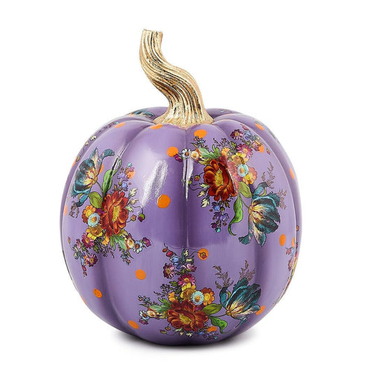 Violet Flower Market Small Pumpkin by MacKenzie - Childs - |VESIMI Design|
