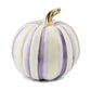 Violet Stripe Medium Pumpkin by MacKenzie-Childs