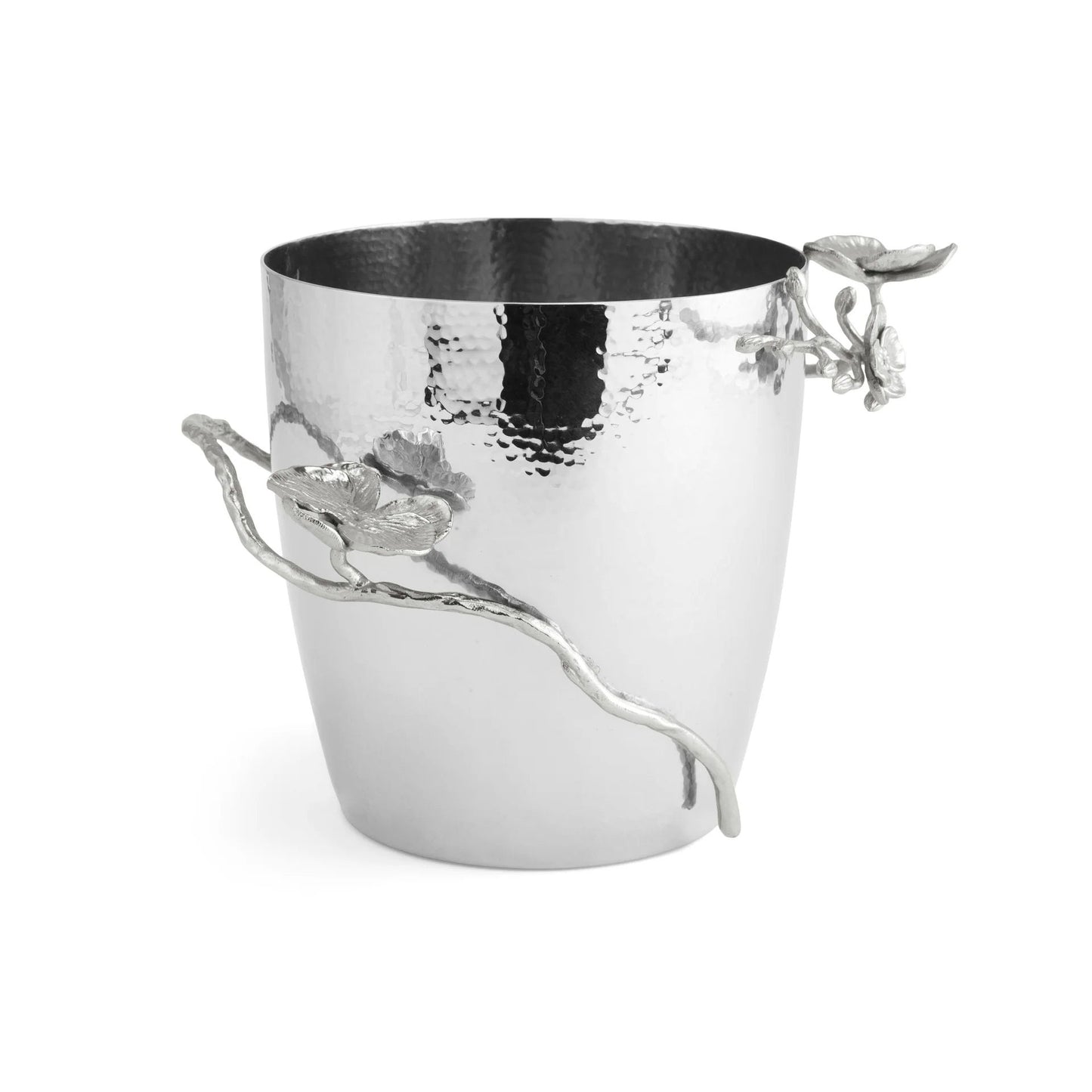 White Orchid Champagne Bucket by Michael Aram