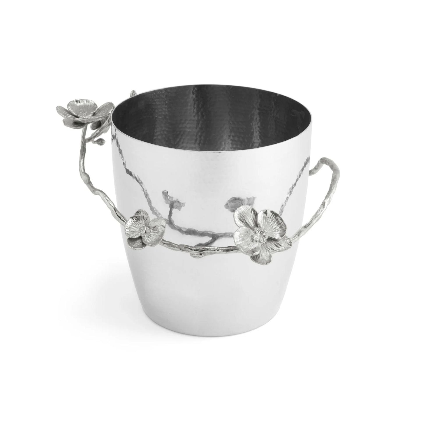 White Orchid Champagne Bucket by Michael Aram