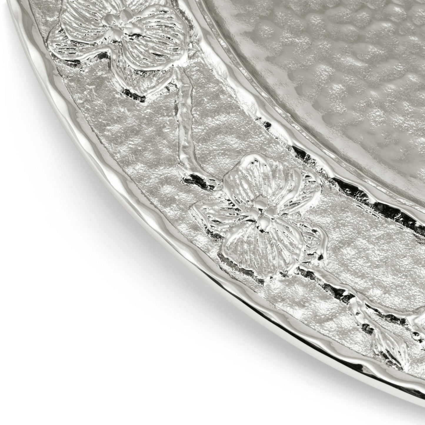 White Orchid Charger Plate by Michael Aram