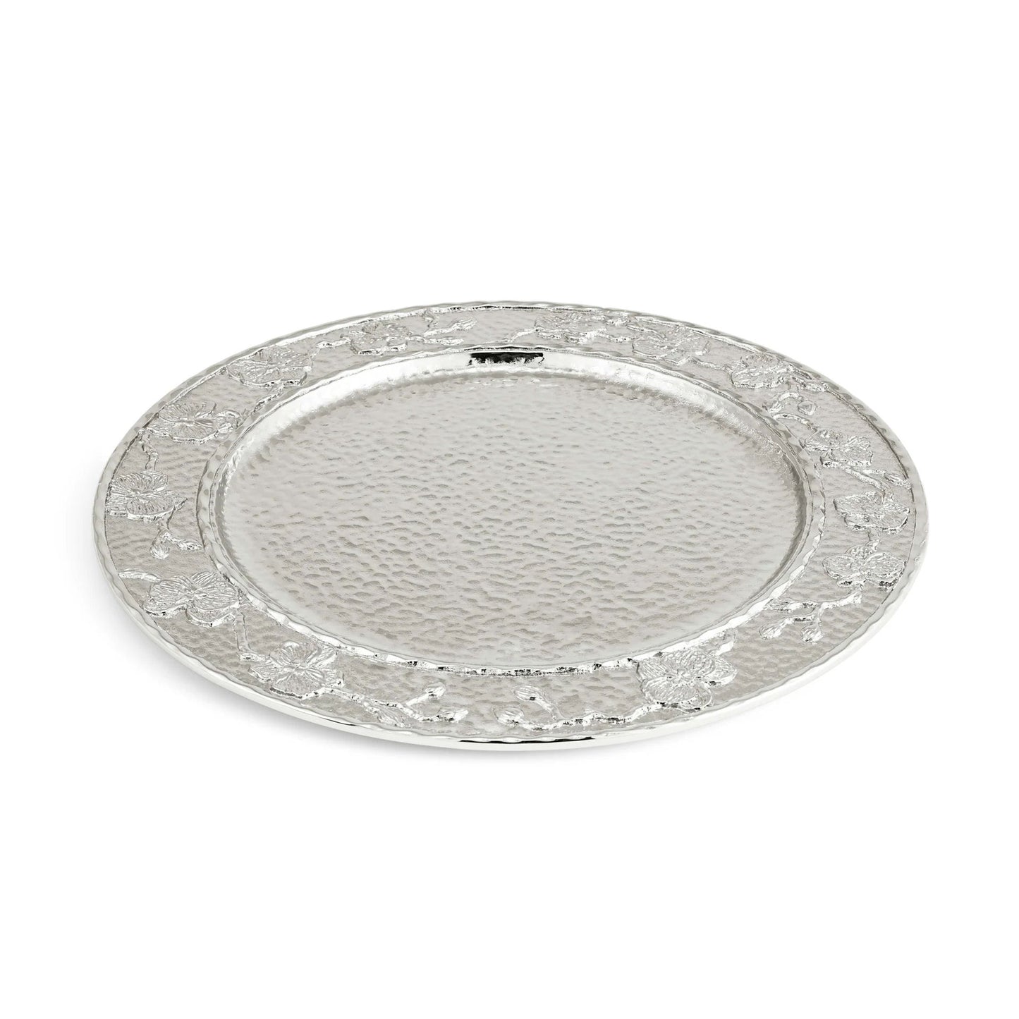 White Orchid Charger Plate by Michael Aram