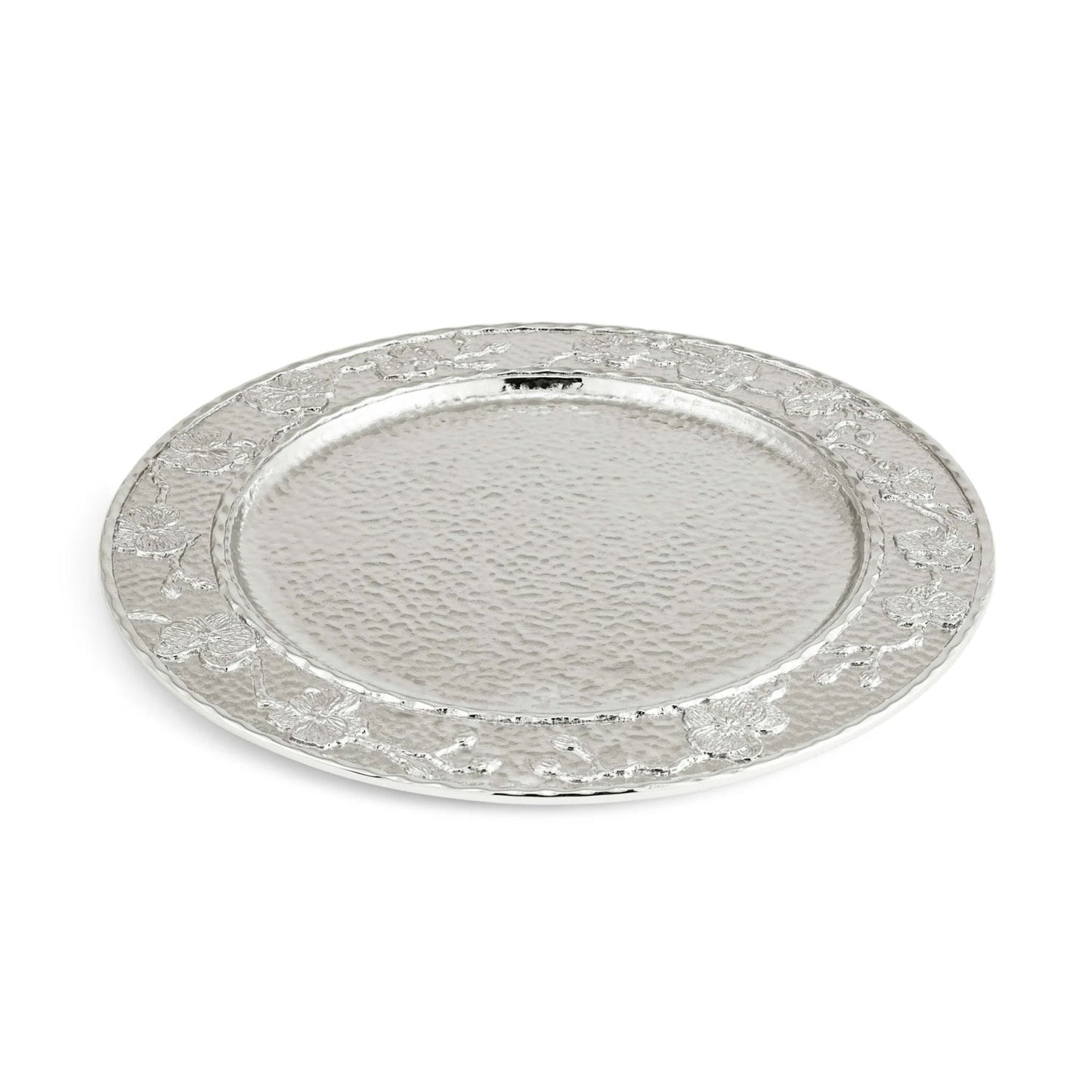 White Orchid Charger Plate by Michael Aram