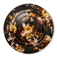 Wild Rose Brown Dinner Plate by MacKenzie-Childs