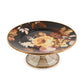 Wild Rose Brown Mini Pedestal Platter by MacKenzie-Childs