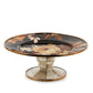Wild Rose Brown Mini Pedestal Platter by MacKenzie-Childs