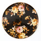 Wild Rose Brown Round Tray