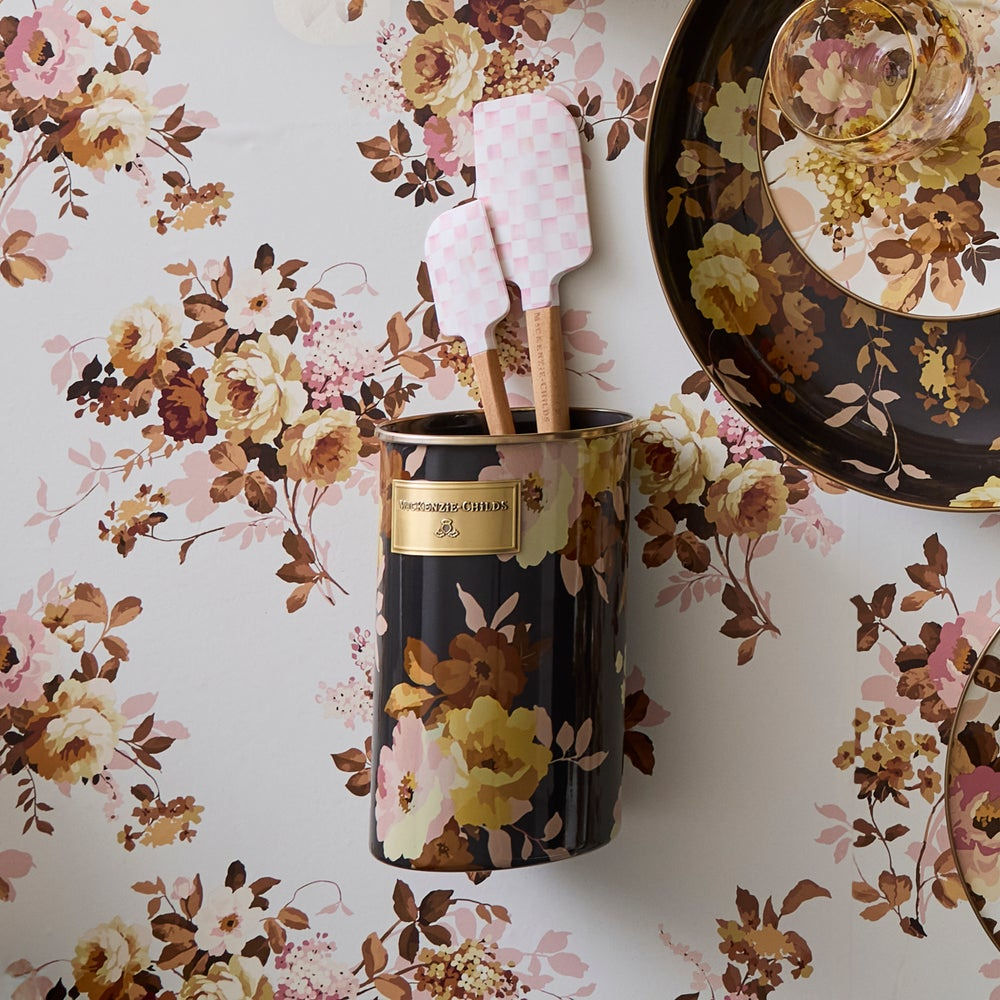 Wild Rose Utensil Holder by MacKenzie-Childs