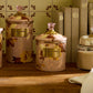Wild Rose Mauve Canisters - Set of 3