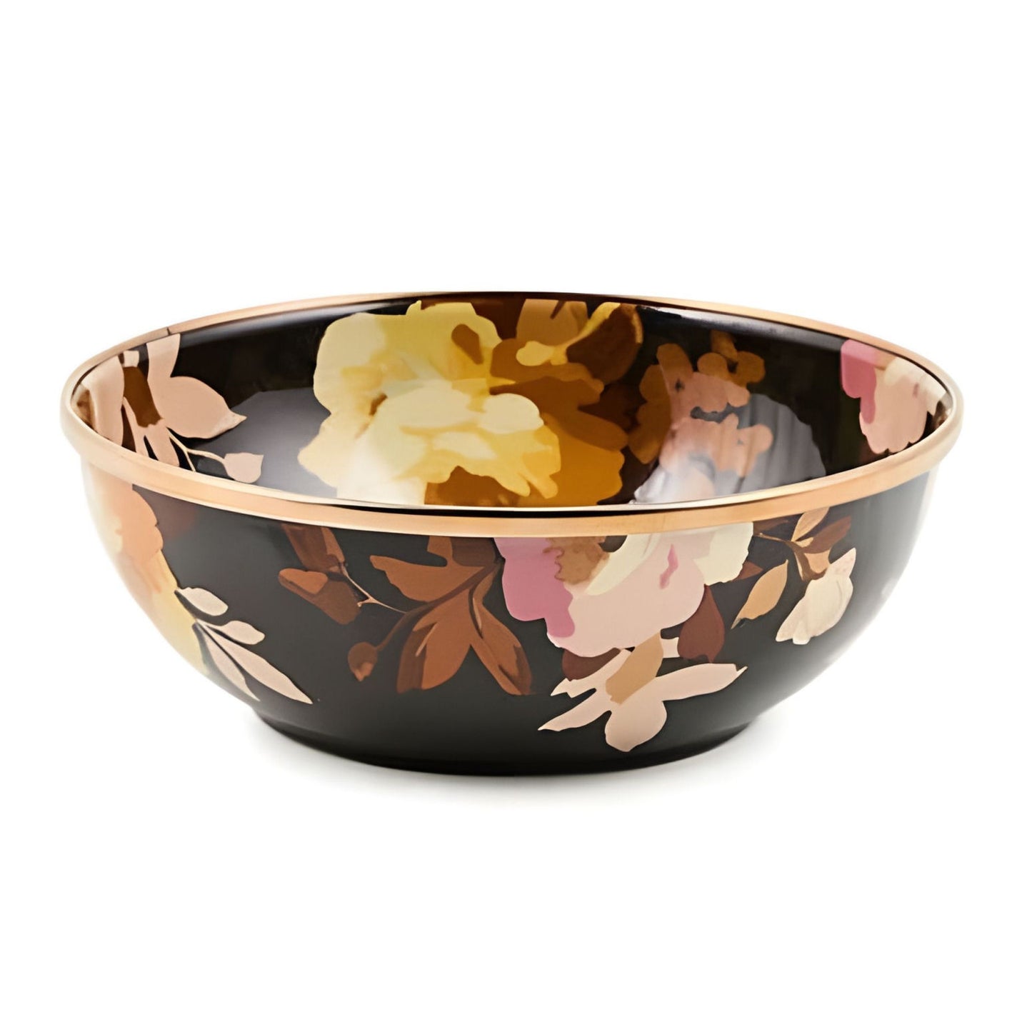 Wild Rose Brown Everyday Bowl by MacKenzie-Childs