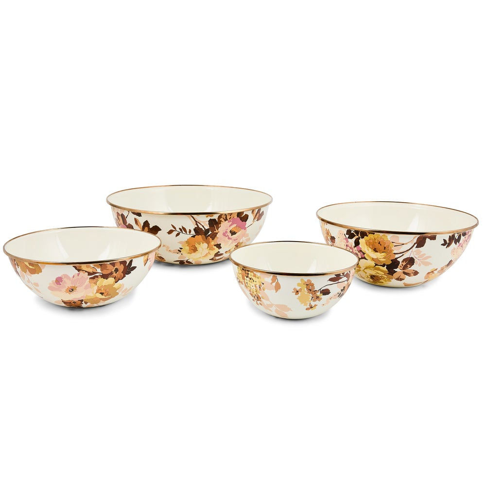 Wild Rose White Extra Large Everyday Bowl MacKenzie-Childs
