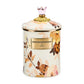Wild Rose White Medium Canister by MacKenzie-Childs