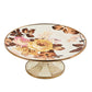 Wild Rose White Mini Pedestal Platter by MacKenzie-Childs